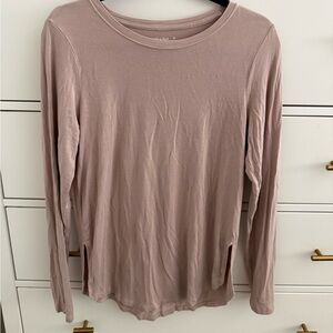 Abercrombie & Fitch Blush Long Sleeve Top